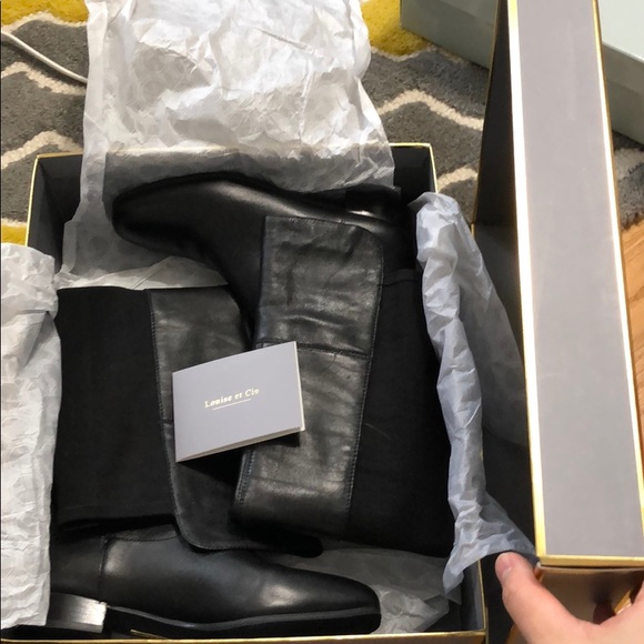 Louise Et Cie Lo-Andora OTK Leather Boots 5.5M - Picture 7 of 7